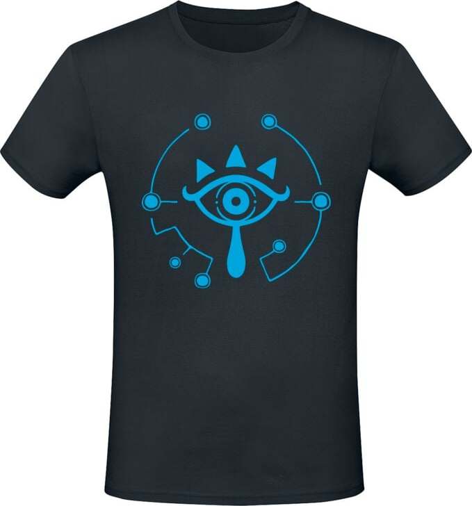 The Legend Of Zelda Sheika Symbol Tričko černá