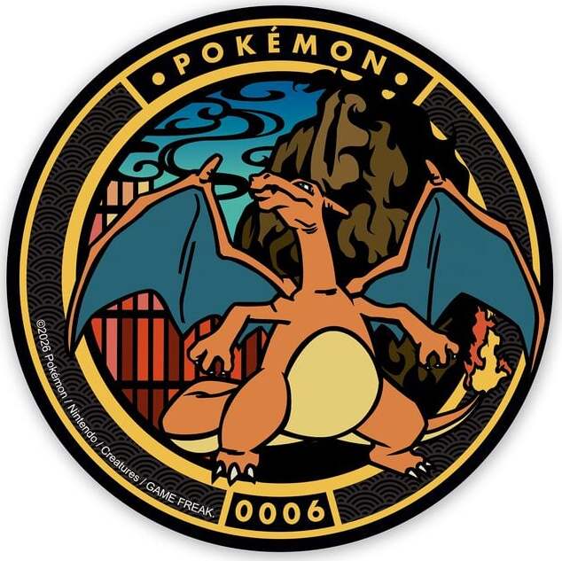 Pokémon Glurak Podtácek vícebarevný