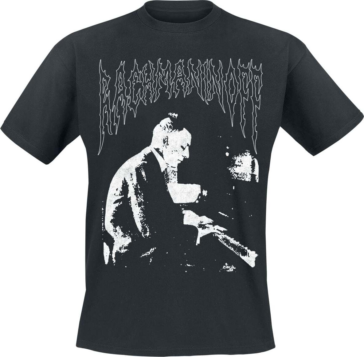 Black Metal Legends Rachmaninoff Tričko černá