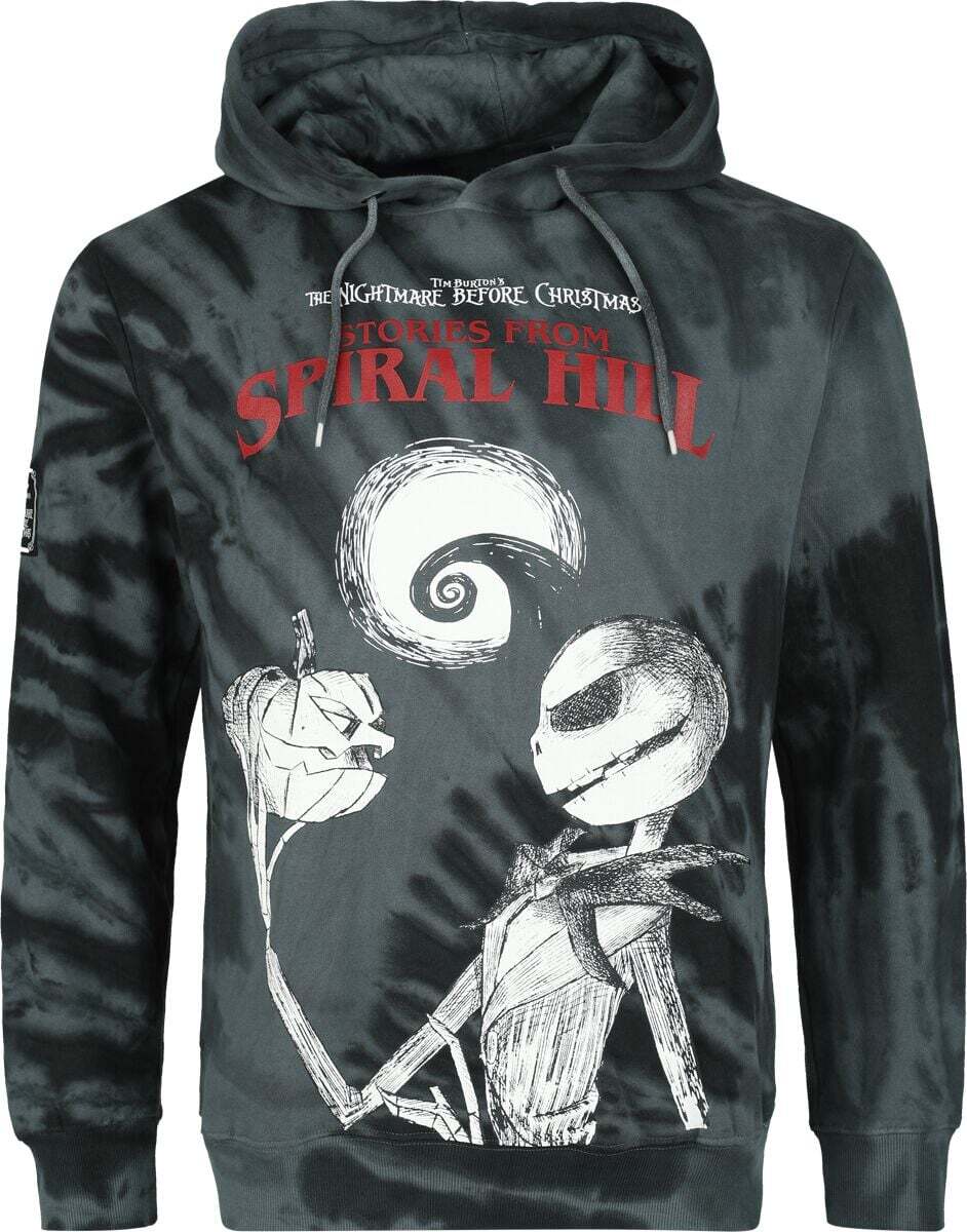 The Nightmare Before Christmas Stories From Spiral Hill Mikina s kapucí šedá