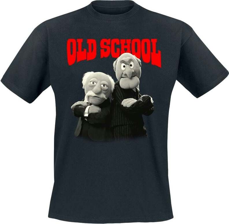 The Muppets Old School - Heavyweight Tričko černá