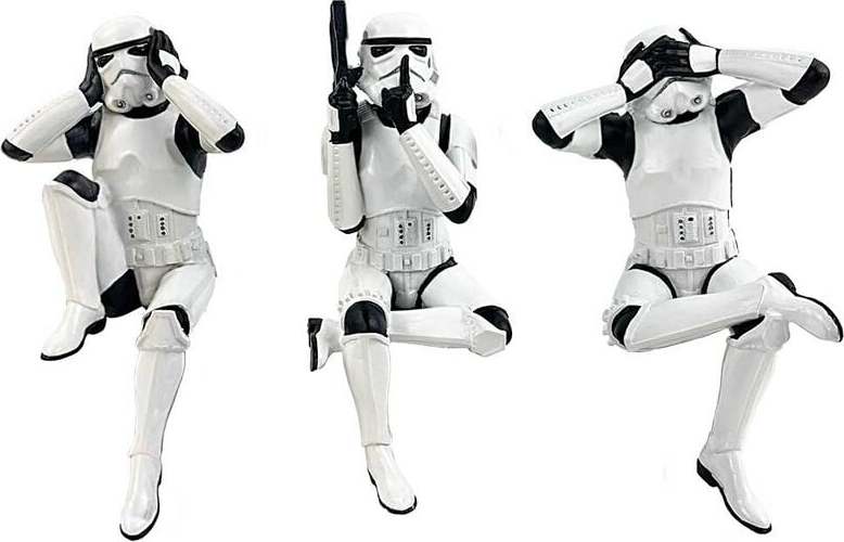 Original Stormtrooper Nemesis Now - Three Wise Stormtrooper Socha vícebarevný