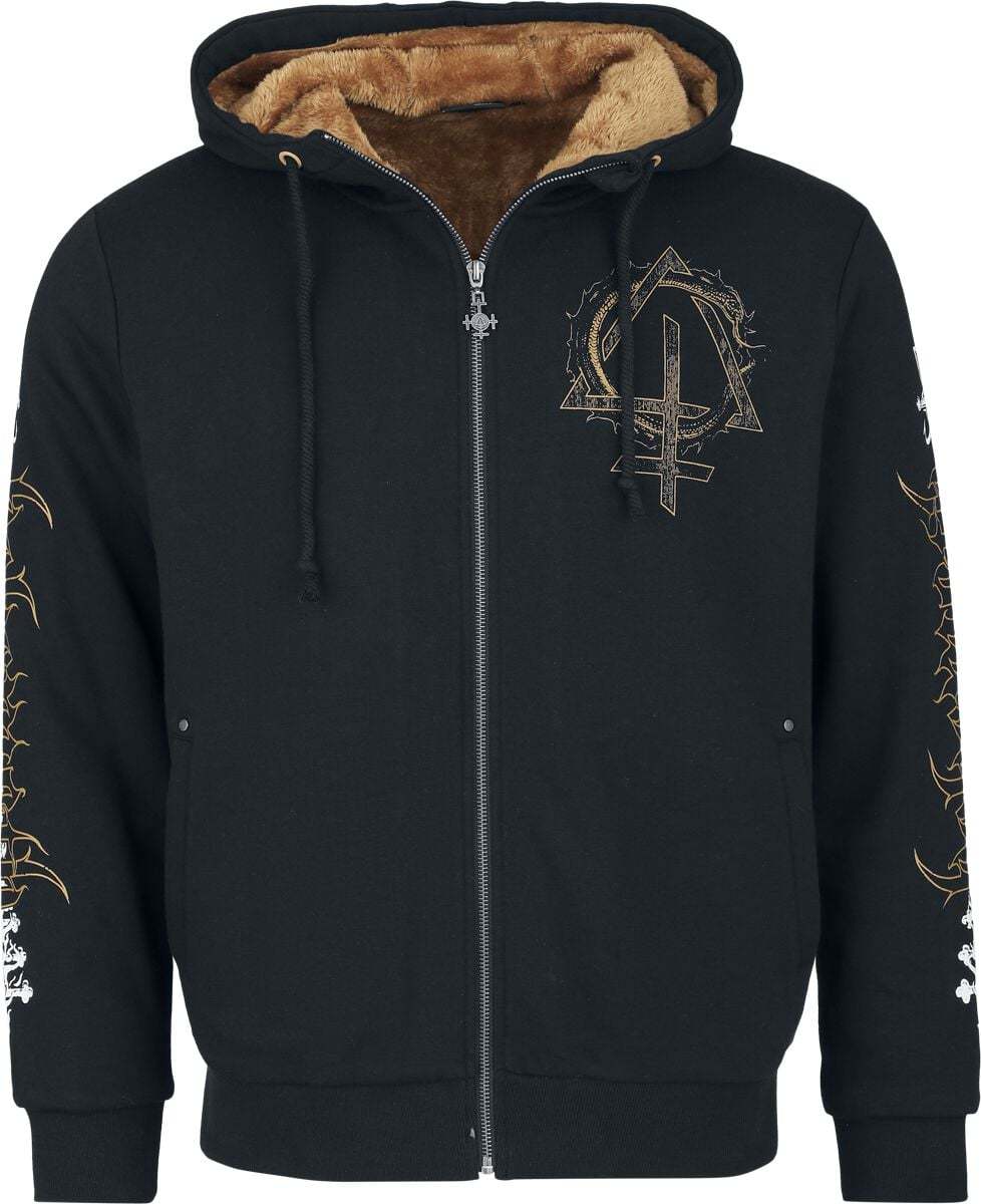 Behemoth EMP Signature Collection Mikina s kapucí na zip černá