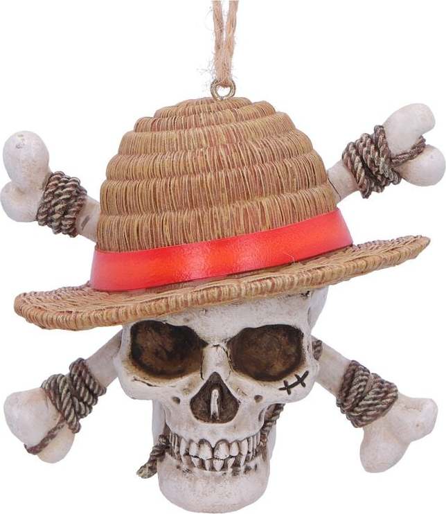 One Piece Nemesis Now - Luffy Jolly Roger - Weihnachtsbaumanhänger Vánocní ozdoba - koule vícebarevný