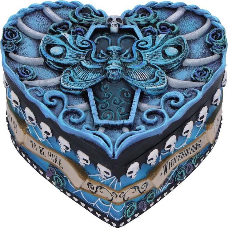 Corpse Bride Nemesis Now - With This Ring Vow Box dekorace vícebarevný