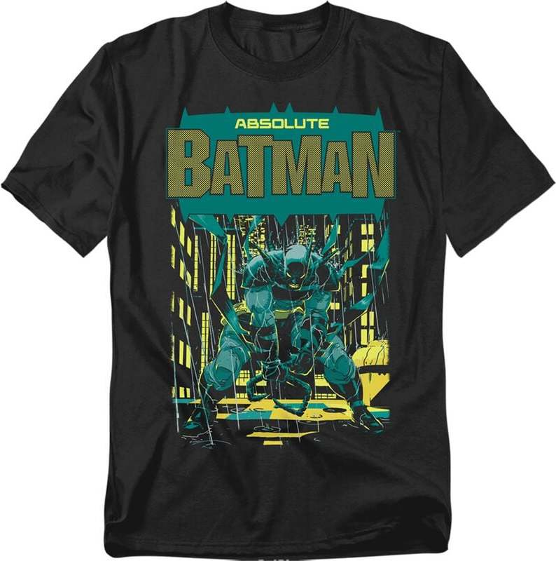 Batman Batman Absolute Gotham City Rooftops Tričko černá