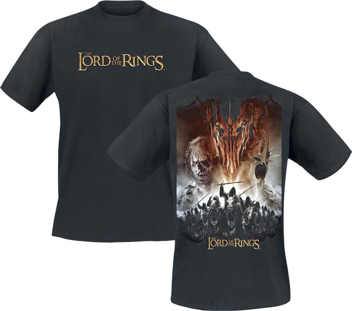 Pán prstenů Lord Of The Rings Tričko černá