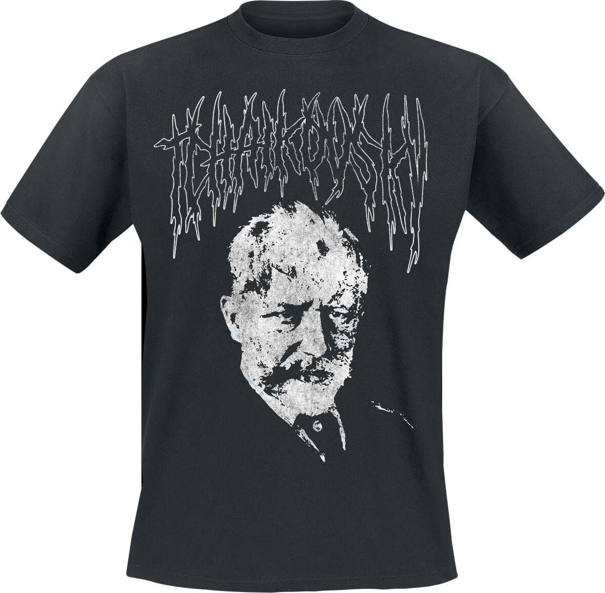 Black Metal Legends Tchaikovsky Tričko černá