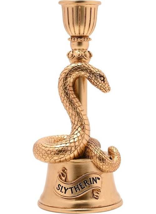 Harry Potter Alumni 3D Candle Holder - Slytherin Snake Svícen zlatá