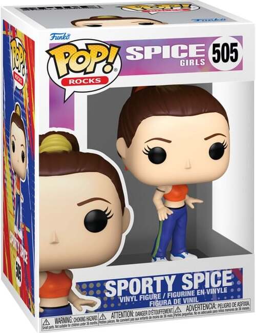 Spice Girls Sporty Spice - Pop Rocks! Vinyl Figur 505 Sberatelská postava standard