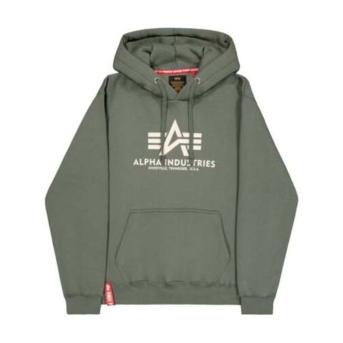 Alpha Industries Basic Hoodie BL Mikina s kapucí zelená