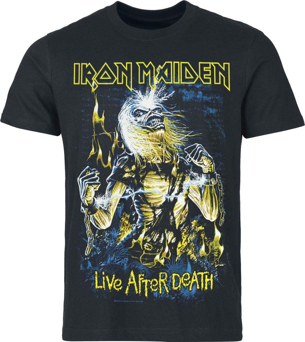 Iron Maiden Live After Death Tričko černá