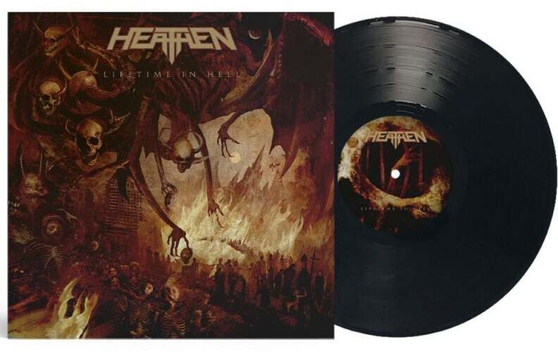 Heathen Lifetime in Hell LP standard