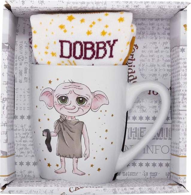 Harry Potter Hrnek s ponožkami Dobby Hrnek vícebarevný