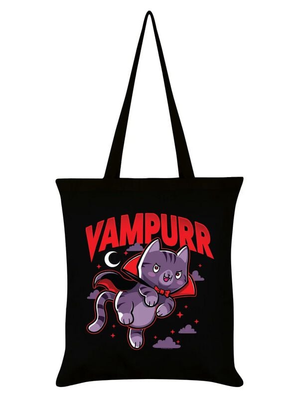 Halloween (Fun) Vampurr Plátená taška černá