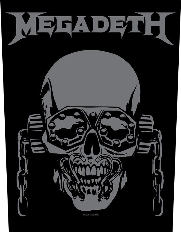 Megadeth Vic Rattlehead nášivka na záda vícebarevný