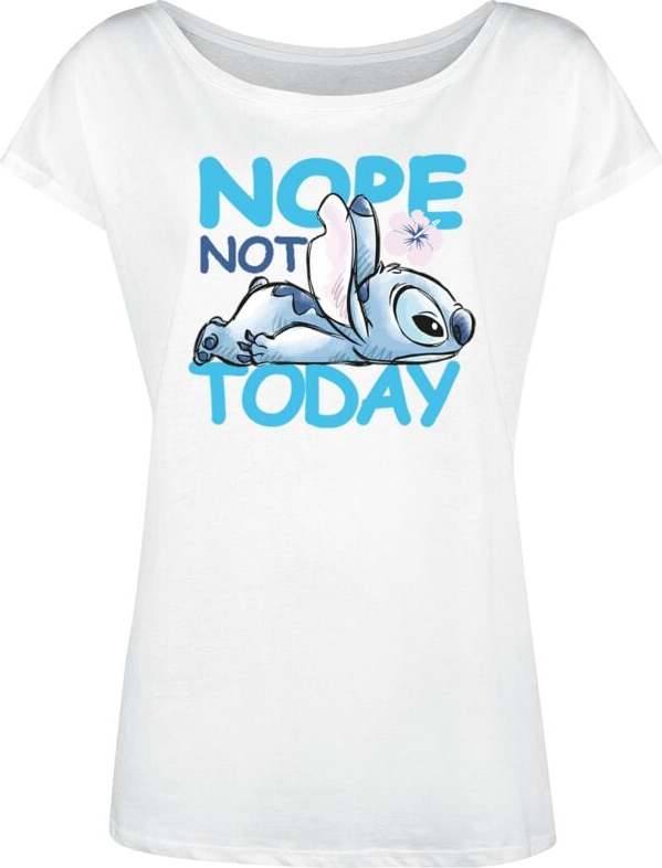 Lilo & Stitch Nope Not Today Dámské tričko bílá