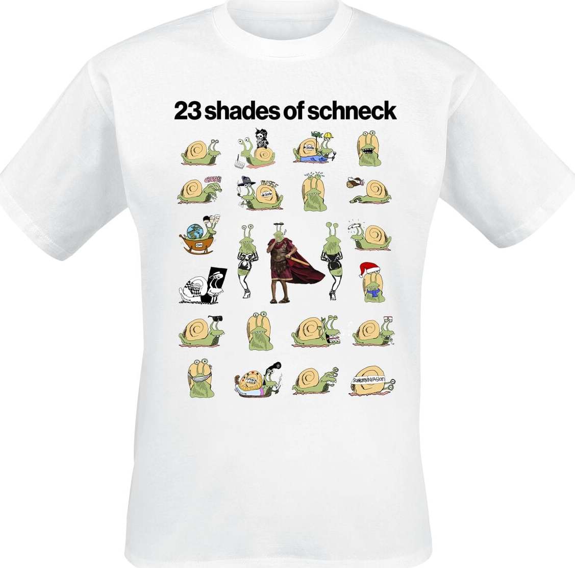 Die Ärzte 23 Shades Of Schneck Tričko bílá
