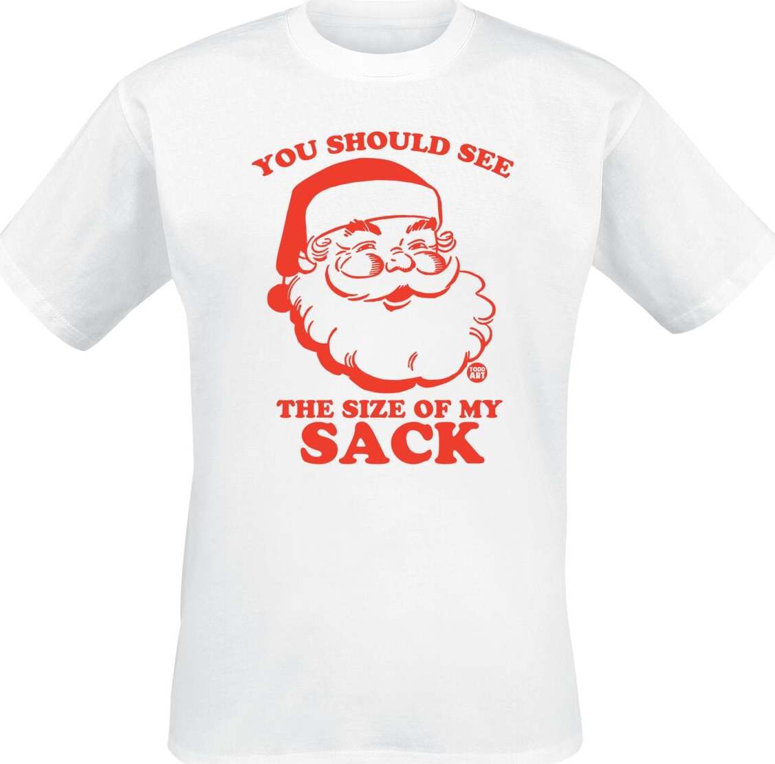 Todd Goldman Size Of My Sack Tričko bílá