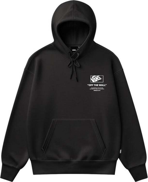 Vans Stacked Hi Pullover Mikina s kapucí černá