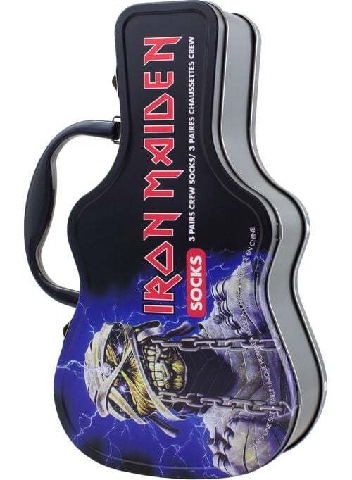 Iron Maiden Guitar TinBox Ponožky vícebarevný