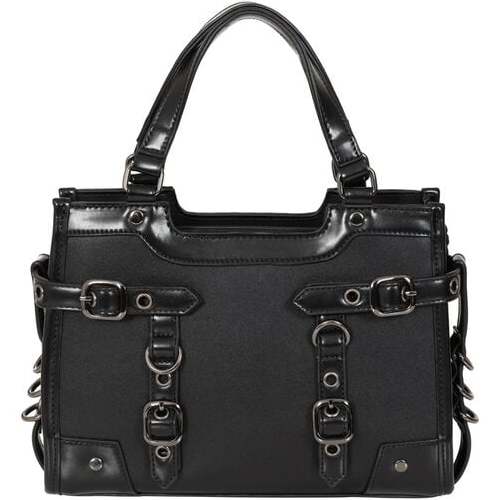 Banned Alternative Black Ledger Satchel Kabelka černá
