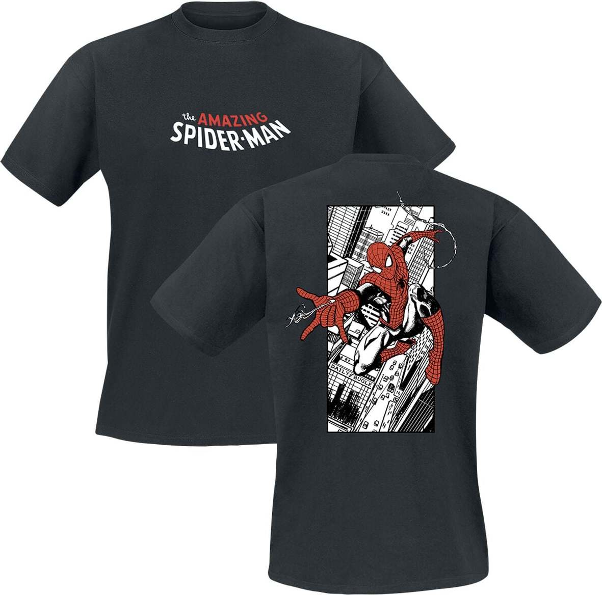Spider-Man City Web Tričko černá