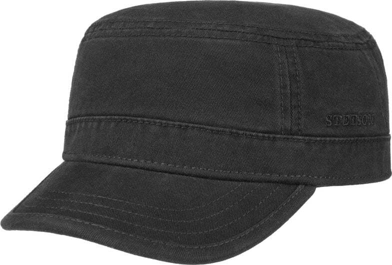Stetson Army Cap Cotton Vojenská čepice černá