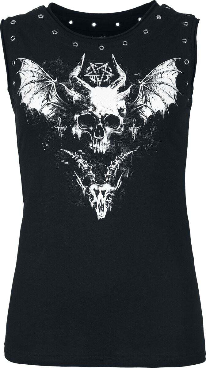 Gothicana by EMP Dámský top černá