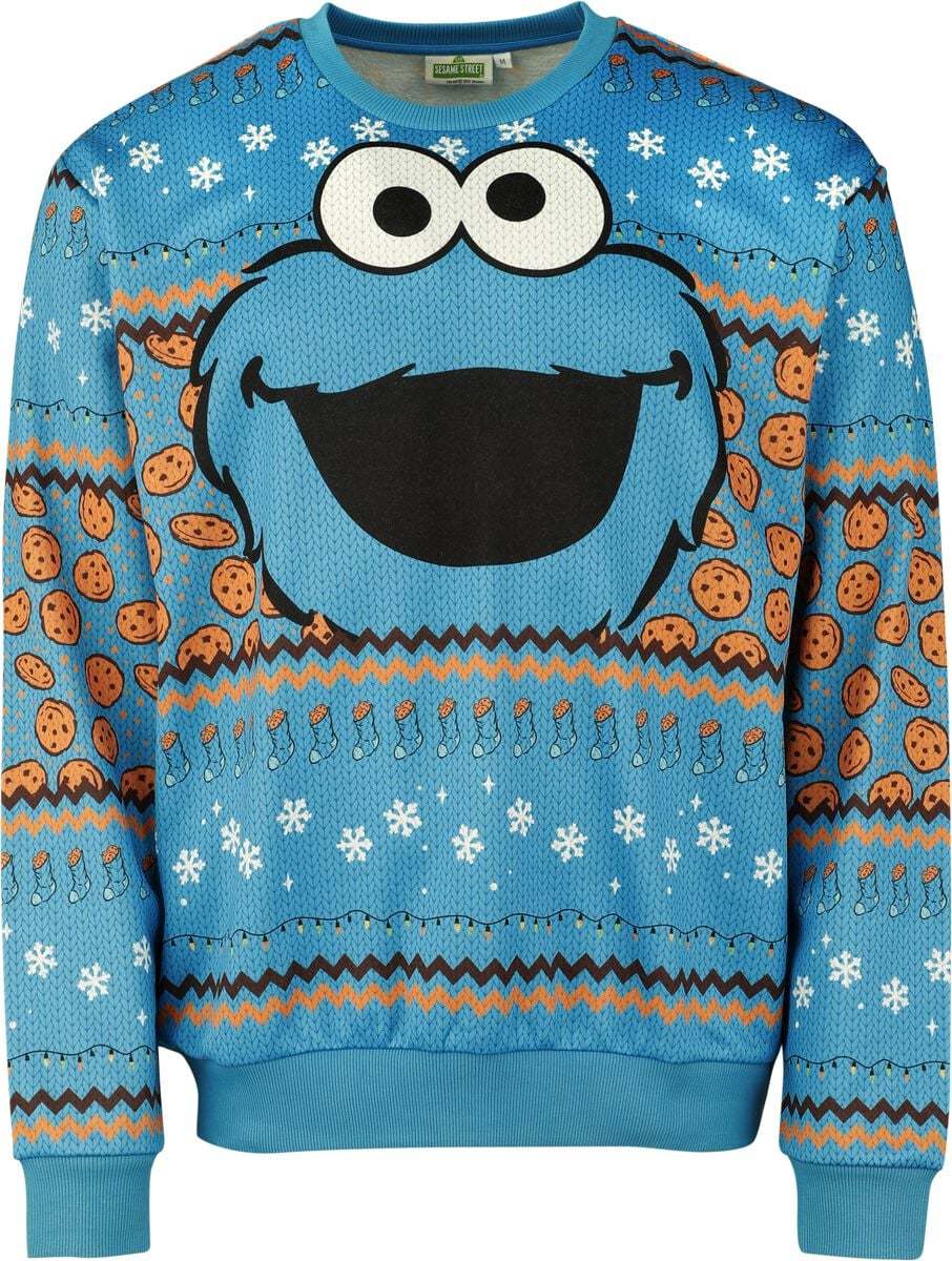Sesame Street Krümelmonster Mikina vícebarevný