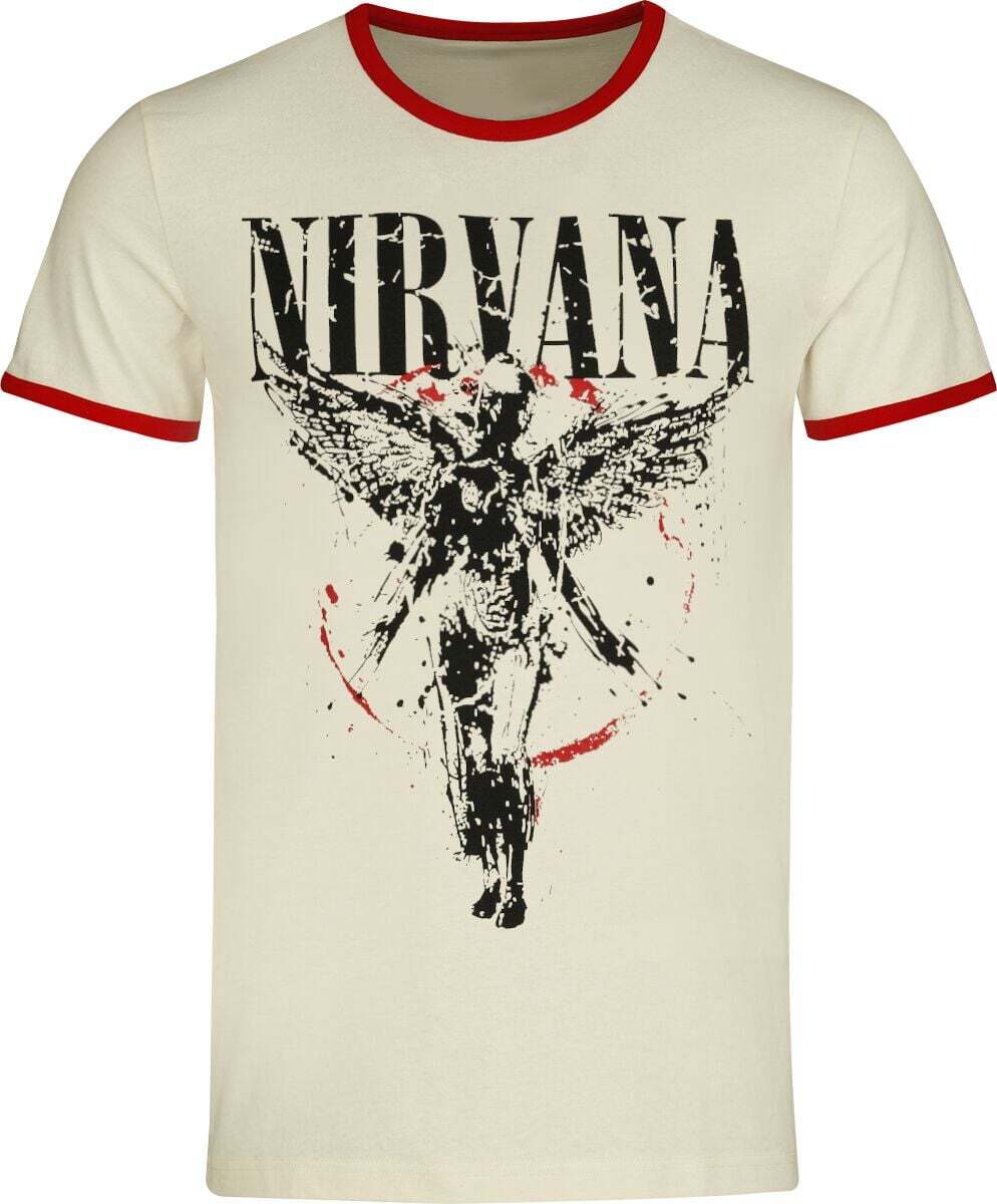 Nirvana In Utero Tričko šedobílá