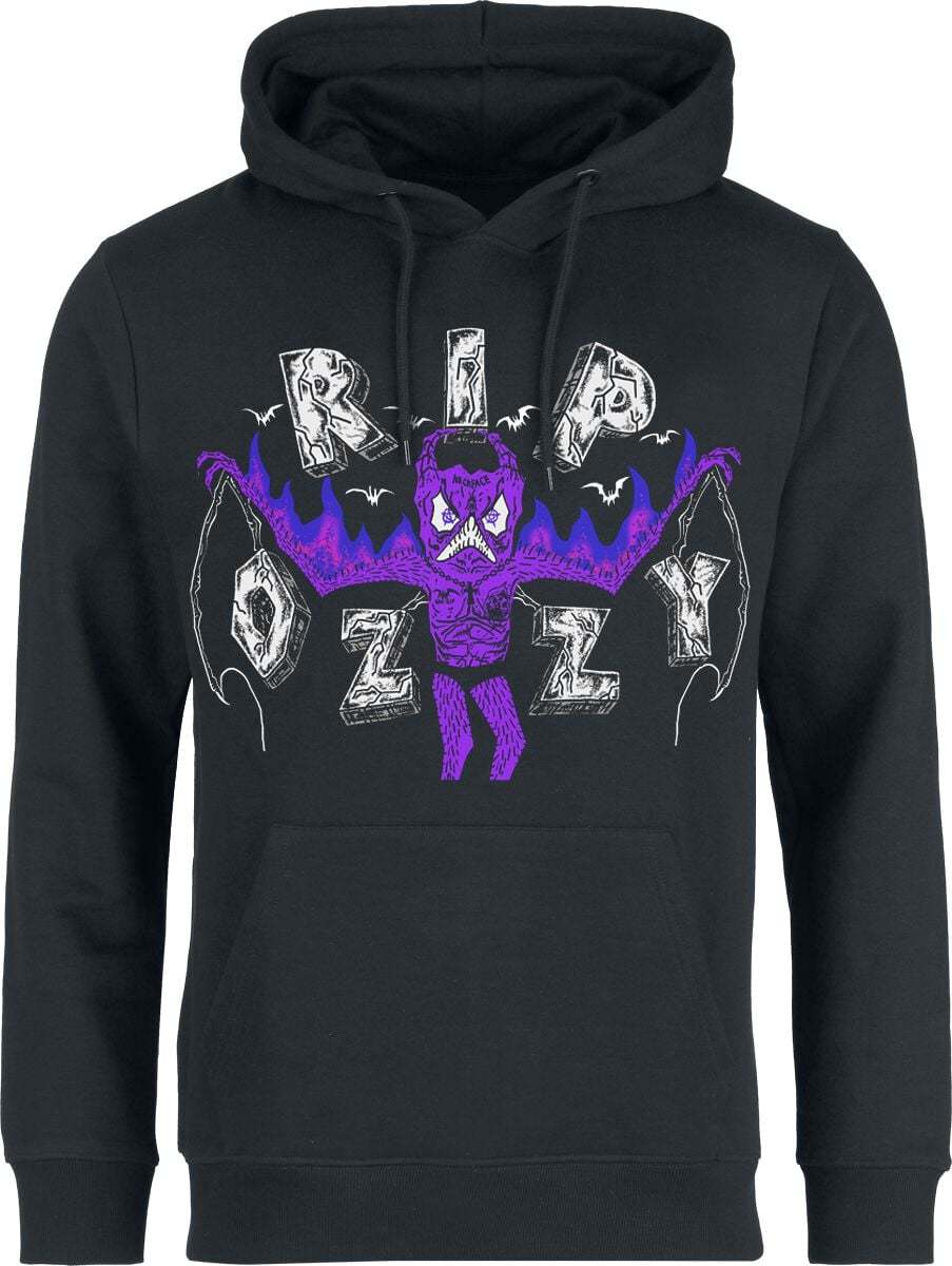 Ozzy Osbourne RIP Ozzy Mikina s kapucí černá