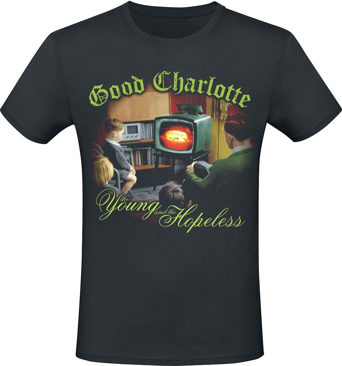 Good Charlotte Young and Hopeless Tričko černá