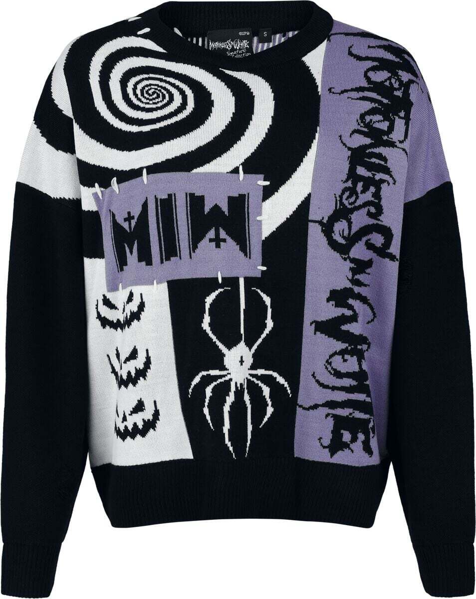 Motionless In White EMP Signature Collection Pletený svetr vícebarevný