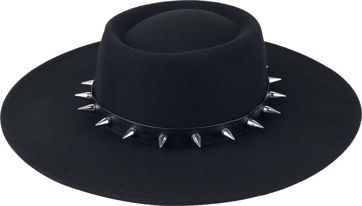 Banned Alternative Midnight Muse Fedora Klobouk černá