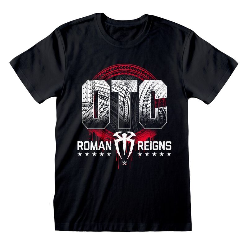 WWE OTC - Roman Reigns Tričko černá