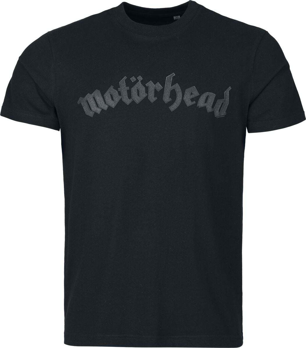 Motörhead Black On Black Logo Tričko černá