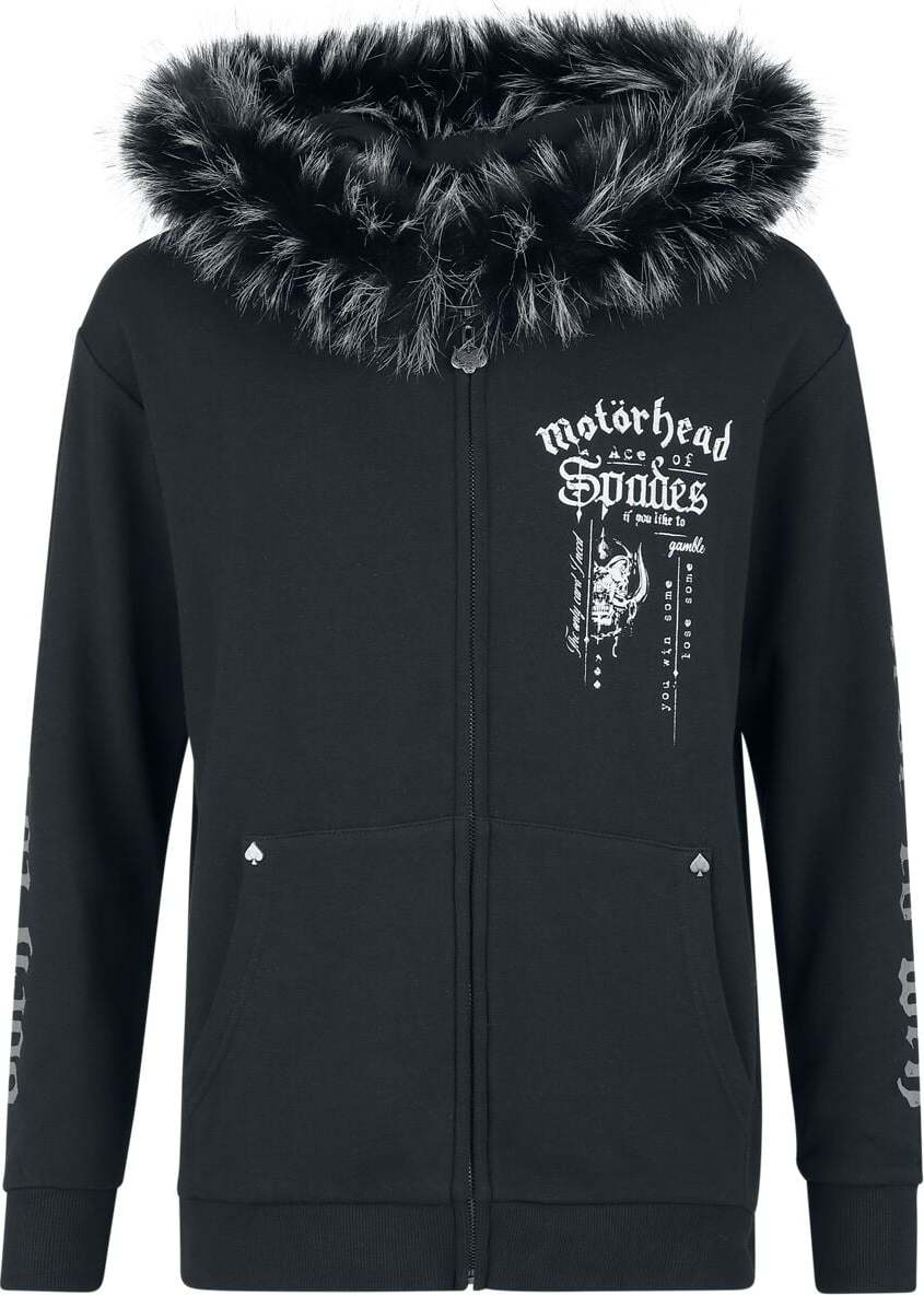 Motörhead EMP Signature Collection Dámská mikina s kapucí na zip černá