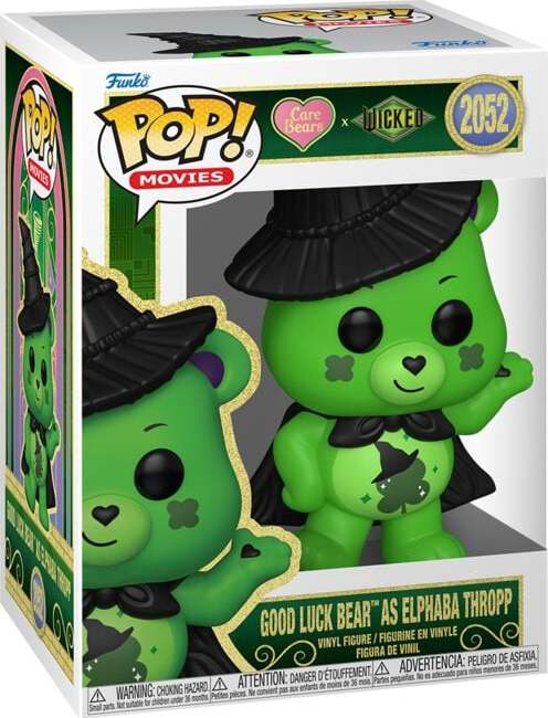 Wicked Good Luck Bear As Elphaba Thropp (Pop!Movies) POP 1 Vinyl Figur 2052 Sberatelská postava standard