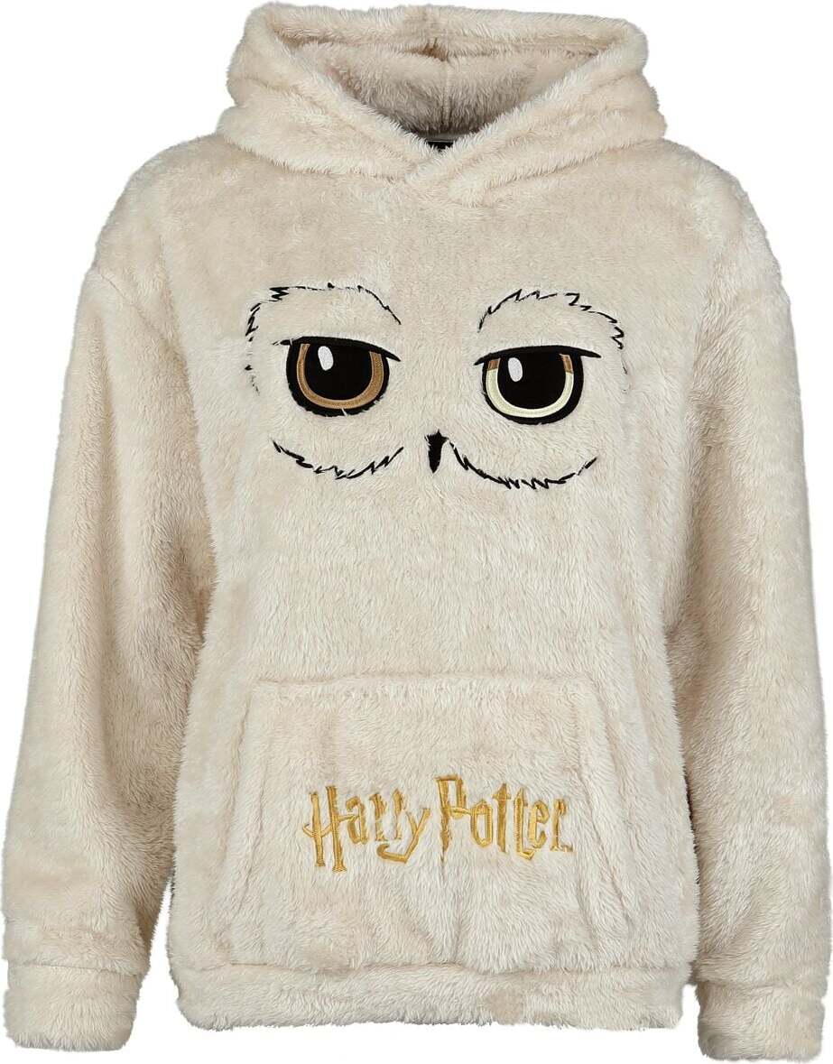Harry Potter Hedwig Dámská mikina s kapucí šedobílá