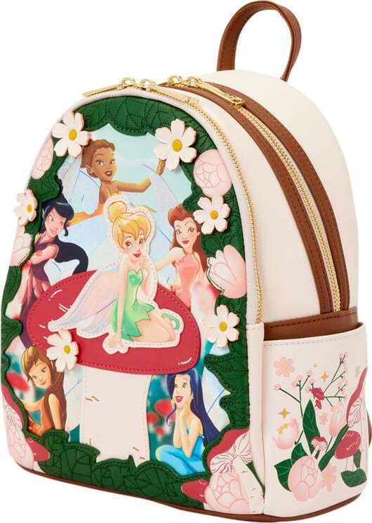 Disney Loungefly - Tinkerbell and Friends Batoh vícebarevný