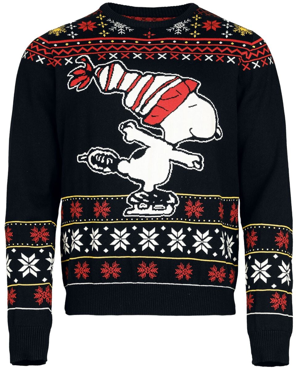 Peanuts Snoopy Pletený svetr vícebarevný