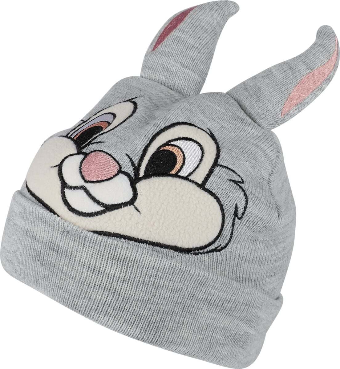 Bambi Klopfer Beanie čepice šedá/bílá