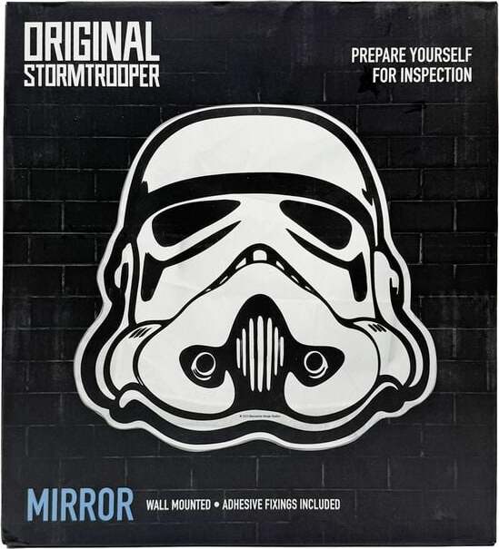 Original Stormtrooper Wandspiegel Nástenné dekorace bílá/cerná