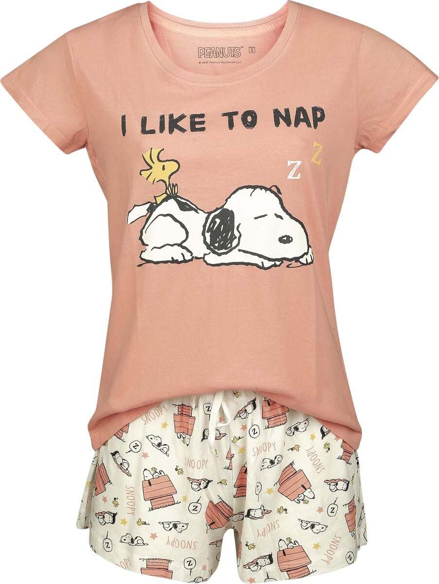 Peanuts I Like To Nap pyžama vícebarevný