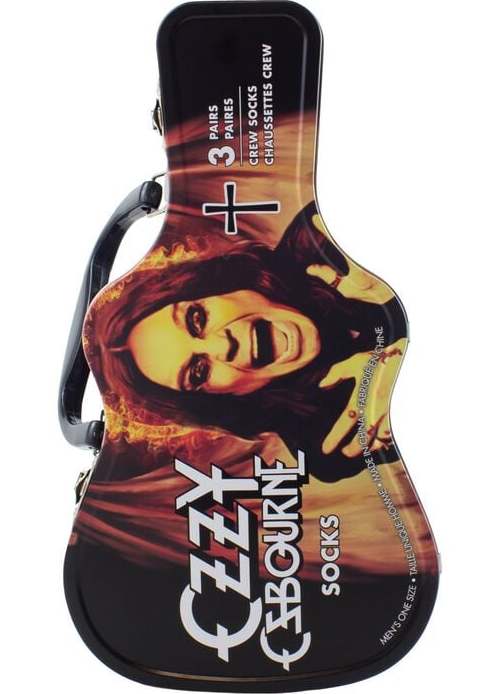 Ozzy Osbourne Guitar TinBox Ponožky vícebarevný