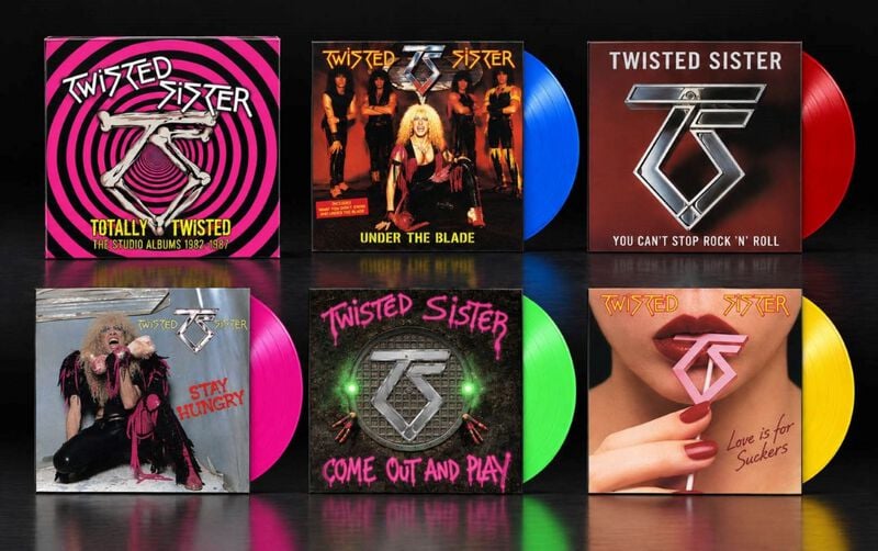 Twisted Sister Totally twisted - The Studio Albums 1982-1987 5-LP BOX standard