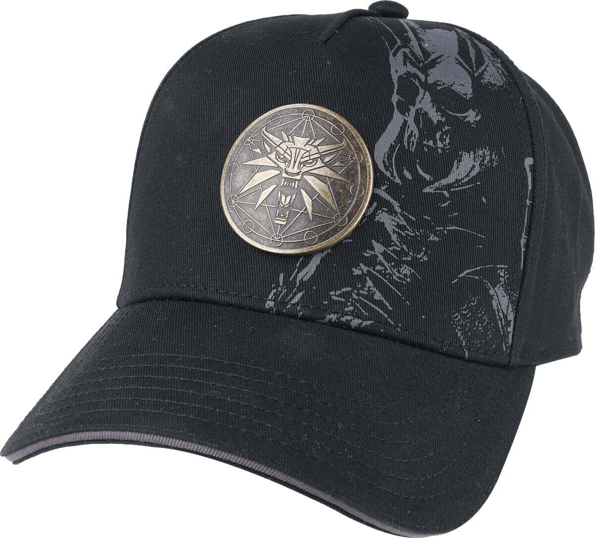The Witcher Gold Logo Baseballová kšiltovka černá
