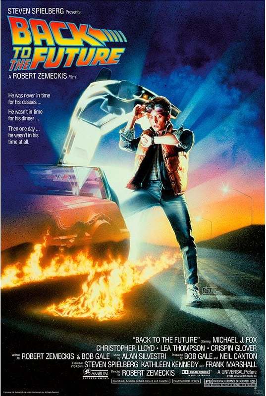 Back To The Future Movie Poster plakát vícebarevný
