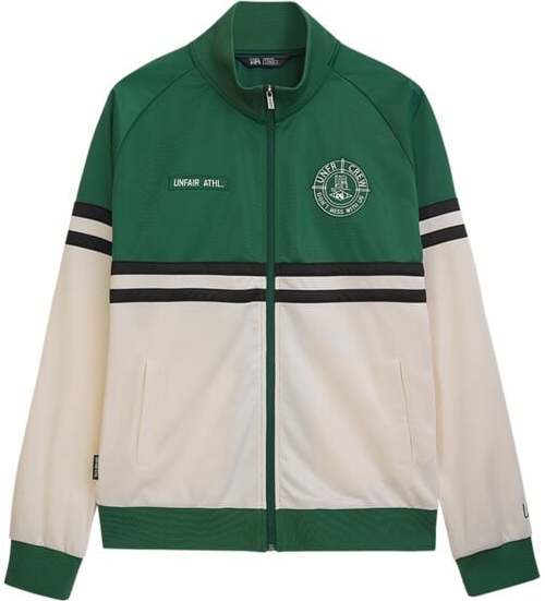 Unfair Athletics DMWU Tracktop Shamrock Green Tepláková bunda zelená/bílá